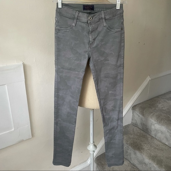 James Jeans Twiggy Ultra Flex Legging Jeans Gray Stonehenge Combat Size 28 - Picture 5 of 11
